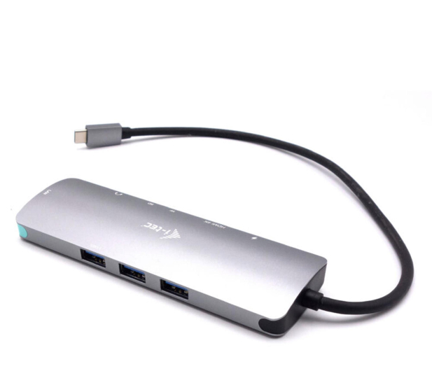 I-TEC USB-C Metal Nano Dock 1x HDMI 4K LAN PD 100W + Charger 100W C31NANOLANPD100 - 1349211 - zdjęcie 2